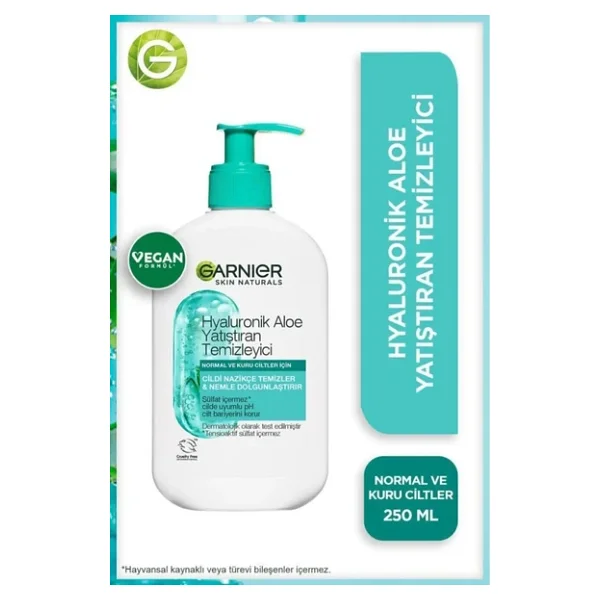 Garnier Hyaluronik Aloe 250 Ml Yüz Temizleme Jeli - Görsel 3