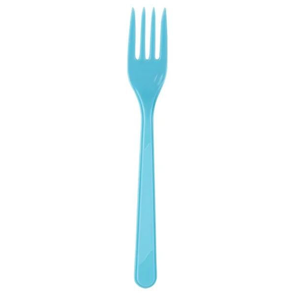 Plastik Turkuaz Renkli Lüx Parti Doğum Günü Çatal - 18 Cm. - 25 Adetlik 10 Paket - Görsel 7