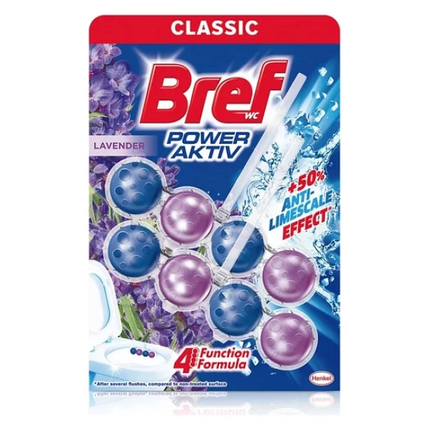 Bref Wc Power Aktiv Duopack Klozet Bloğu Lavanta - Görsel 5