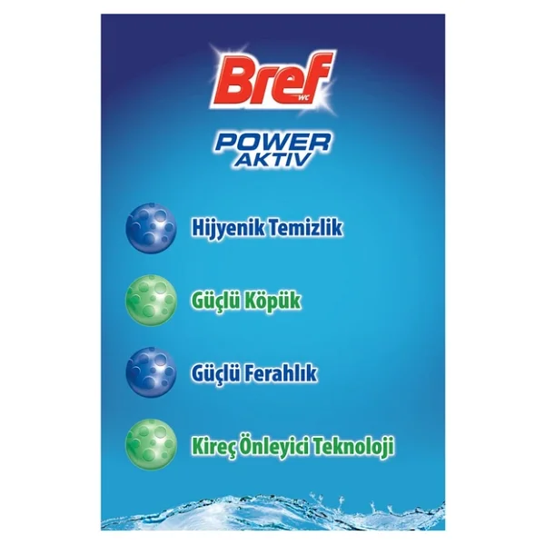 Bref Wc Power Aktiv Duopack Klozet Bloğu Lavanta - Görsel 6