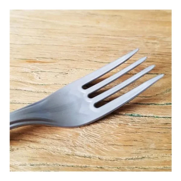 Plastik Gri Renkli Lüx Parti Doğum Günü Çatal - 18 Cm. - 25 Adetlik 5 Paket - Görsel 6