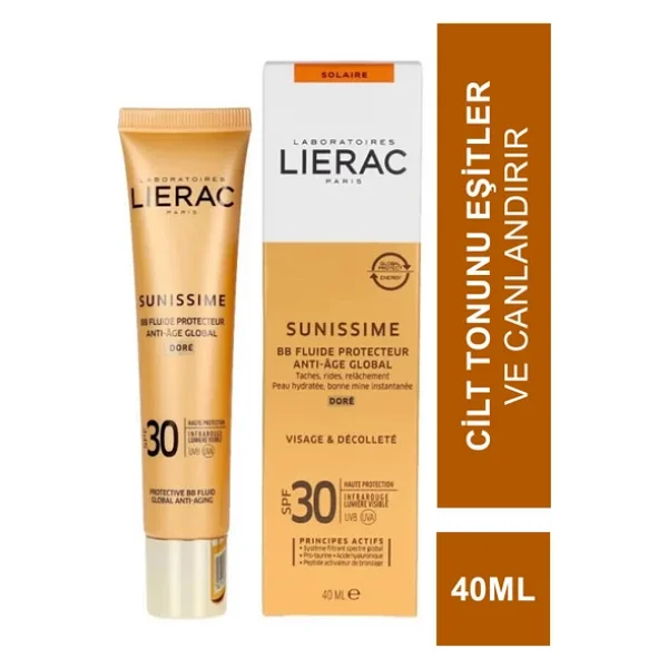 Lierac Sunissime Protective Bb Fluid Dore 40 Ml 30 Faktör Renkli Güneş Kremi - Görsel 3