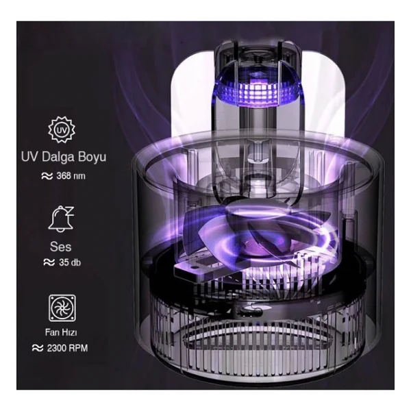 Dualpest An-C900 Ultraviyole Sivrisinek Kovucu - Görsel 6