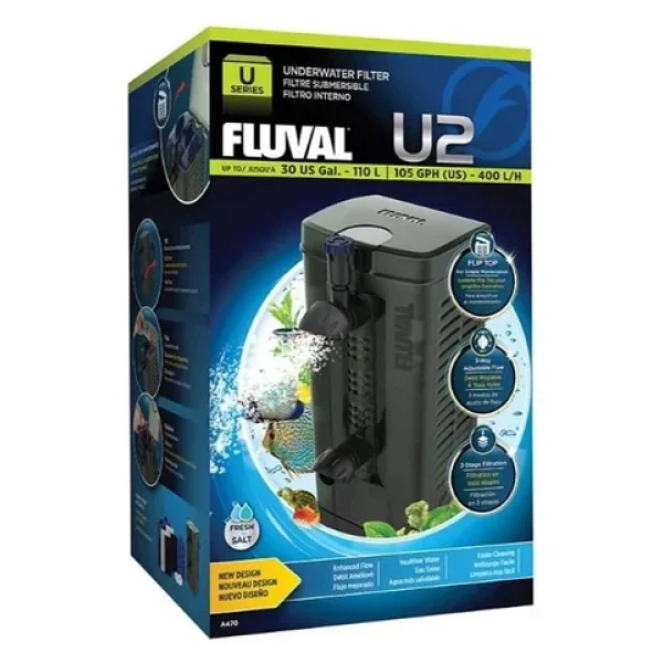 Fluval U2 400 Lt/H Akvaryum İç Filtre - Görsel 3