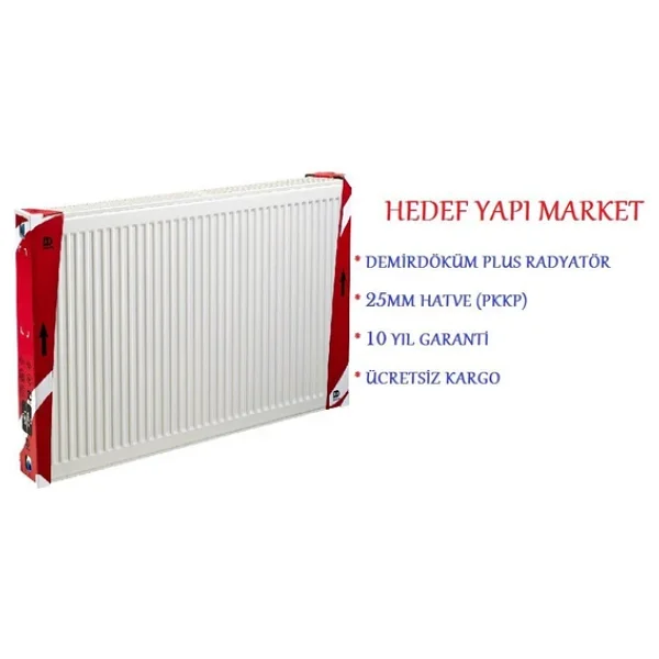 Demirdöküm Plus Panel Radyatör 400x600 Pkkp Tip 22 - Görsel 5