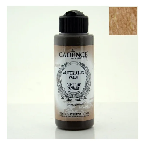 Cadence Eskitme Boyası 120ml(Cc) 300 Koyu Kahve - Görsel 4