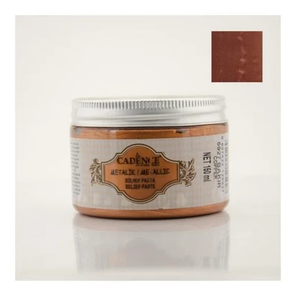 Metalik Rölyef Pasta 5927 Bakır 150ml - Görsel 3