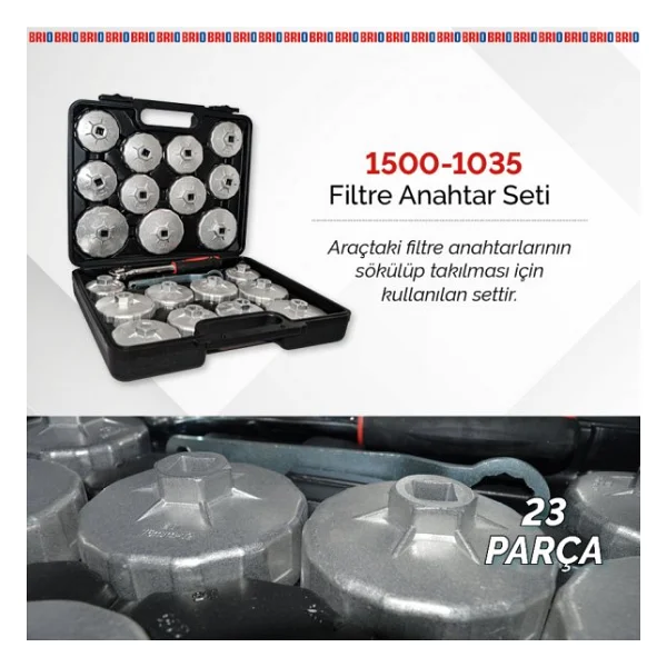 Bgs 23 Parca Filtre Sökme Seti - Görsel 4