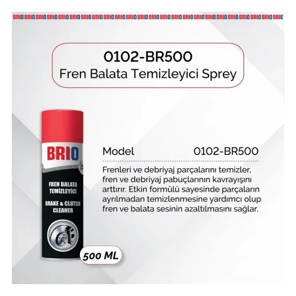 Brio 500 Ml Balata Temizleyici Sprey - Görsel 4