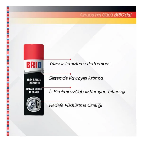 Brio 500 Ml Balata Temizleyici Sprey - Görsel 6