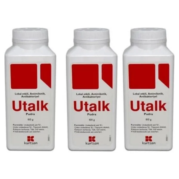 Utalk Antibakteriyel Bebek Pudrası 100 Gr 4 Adet - Görsel 3