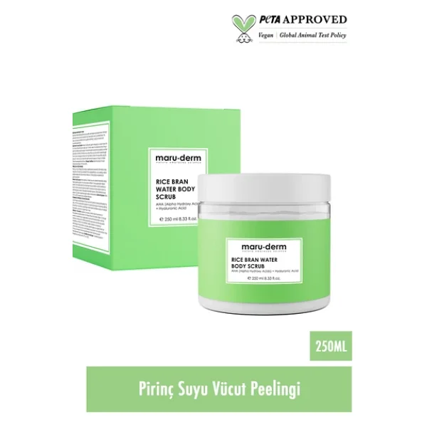 Maru.Derm Pirinç Suyu Vücut Peeling 250 Ml - Görsel 9