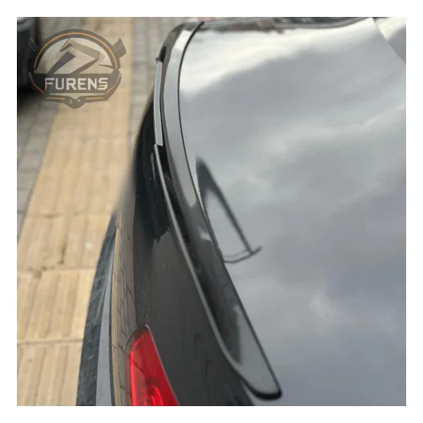 Peugeot 508 2018-2022 Bagaj Üstü Slim Yarasa Spoiler Piano Black Parlak Siyah - Görsel 6