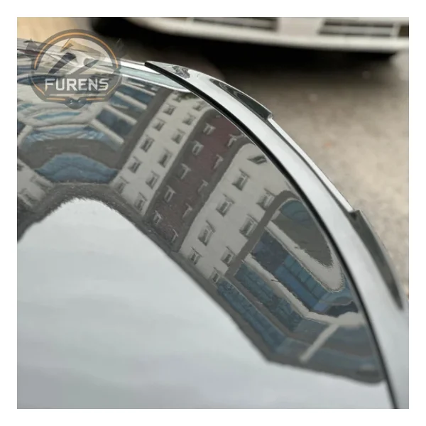 Peugeot 508 2018-2022 Bagaj Üstü Slim Yarasa Spoiler Piano Black Parlak Siyah - Görsel 2