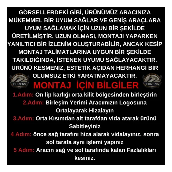 Hyundai Accent Yumurta Kasa 2002-2007 Uyumlu H Lip Esnek Ön Lip 2 Parça Karlık Ön Ek Tampon Altı Dil - Görsel 2
