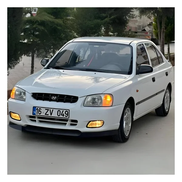 Hyundai Accent Yumurta Kasa 2002-2007 Uyumlu H Lip Esnek Ön Lip 2 Parça Karlık Ön Ek Tampon Altı Dil - Görsel 3