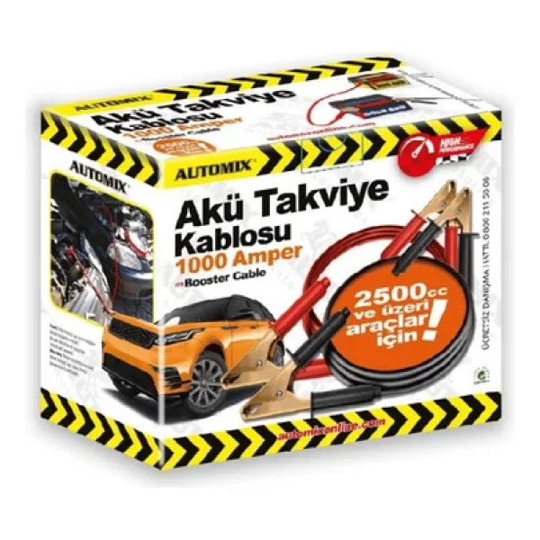 Automix Akü Takviye Kablosu 1000 Amper - Görsel 3