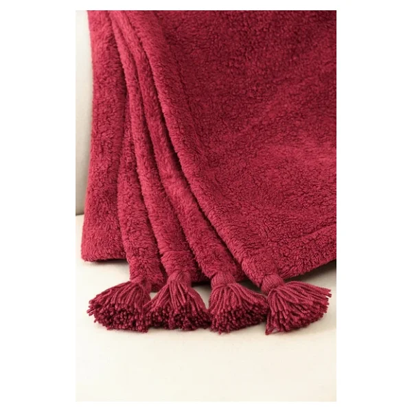 Puffy Wellsoft Battaniye 200 X 220 Cm Bordo - Görsel 3