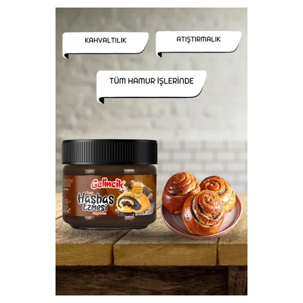Gelincik Siyah Haşhaş Ezmesi 300 Gr - Görsel 2