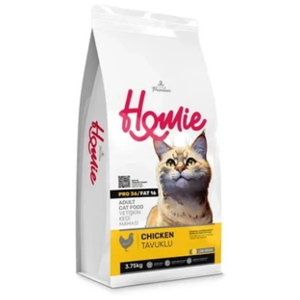 Homie Düşük Tahıllı Tavuklu 3.75 Kg Yetişkin Kedi Maması - Görsel 6
