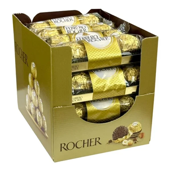 Ferrero Rocher Fındıklı Çikolata 37.5 Gr 16'lı - Görsel 3