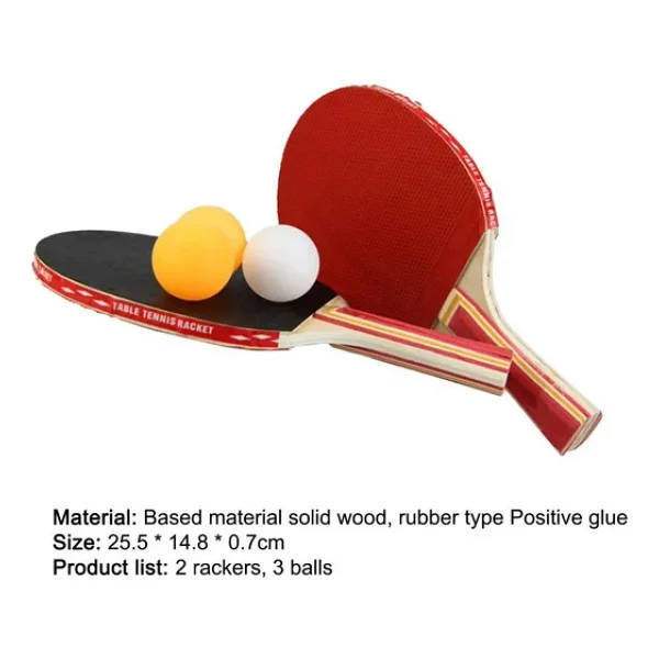 Masa Tenis Seti Pinpon Seti 2 Raket 3 Top File Takma Aparatları+ 6 Adet Pinpon Maç Topu - Görsel 7
