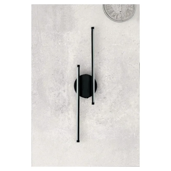 Legacy Sare Aplik Modern Tasarım Siyah Renk Gün Işığı Ledli Banyo - Mutfak - Salon LED Duvar Aplik - Görsel 7