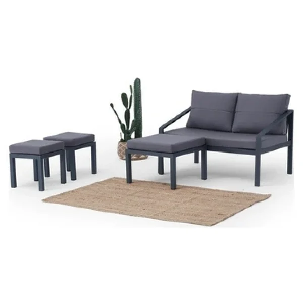 Erinöz Rimini 2+1+1+Sehpa Bahçe Balkon Takımı - Görsel 7