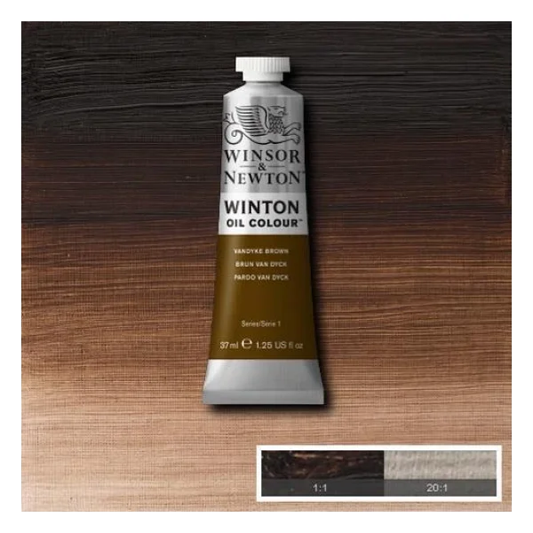 Winsor & Newton Winton 37 Ml 676 Vandyke Brown Yağlı Boya - Görsel 4