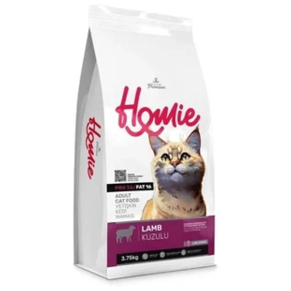 Homie Super Premium Düşük Tahıllı Kuzu Etli 3.75 Kg Yetişkin Kedi Maması - Görsel 5