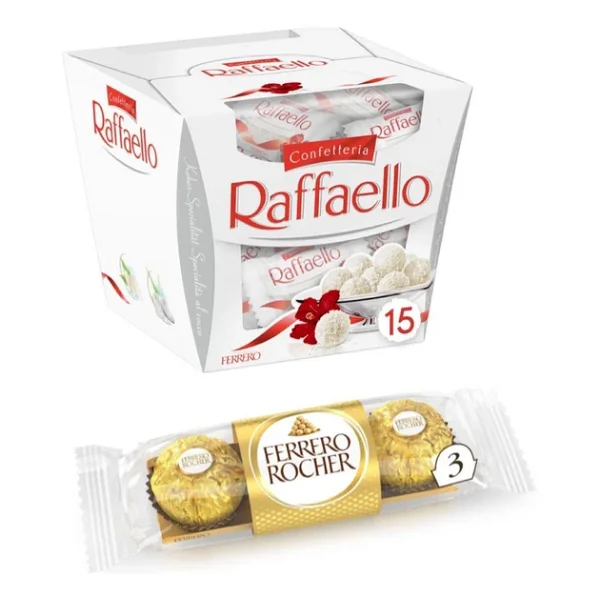 Ferrero Rocher Raffaello T15 + Rocher T3 - Görsel 3