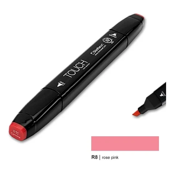 Touch Twin Marker R8 Rose Pink - Görsel 4