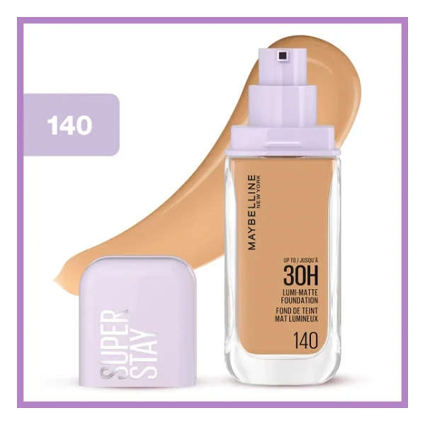Maybelline New York Super Stay Lumi Matte 140 30 Ml Likit Fondöten - Görsel 4