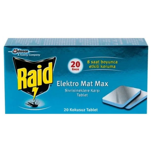 Raid Elektro Mat Kokusuz Tablet 20'li - Görsel 5
