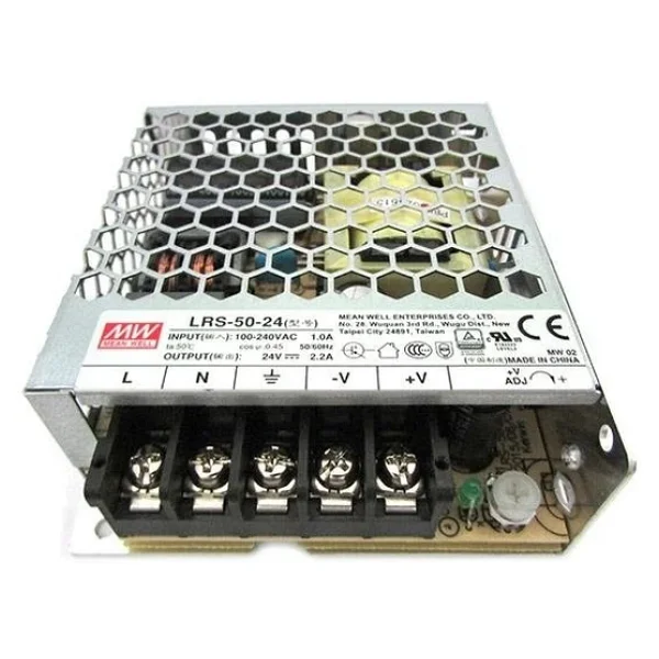 Meanwell Lrs-50-24 50w 2,2 Amper LED Trafo Adaptör Güç Kaynağı - Görsel 3