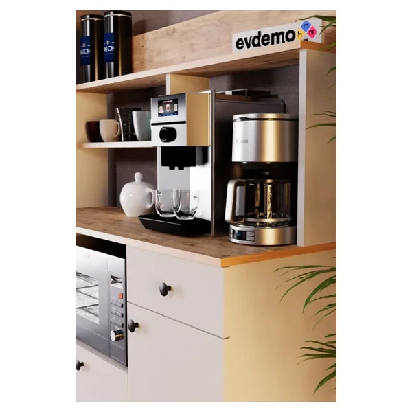 Evdemo Latte Kahve Köşesi Dolabı - Görsel 6