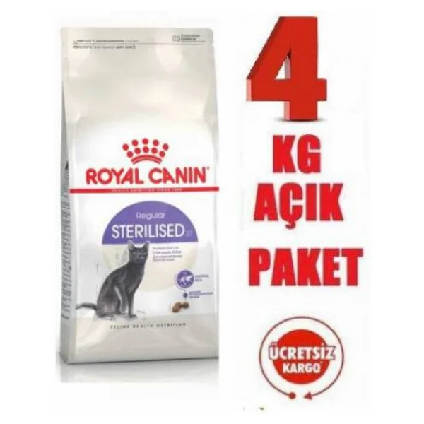 Royal Canin Sterilised 4 Kg Kısırlaştırılmış Yetişkin Kedi Maması - Açık Paket - Görsel 3