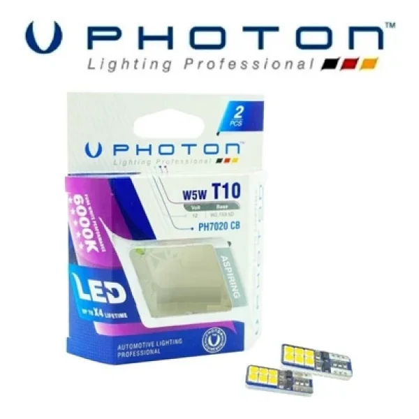 Photon T10 LED Oto Park Plaka Ampulü Beyaz Ph7020 W5w - Görsel 3