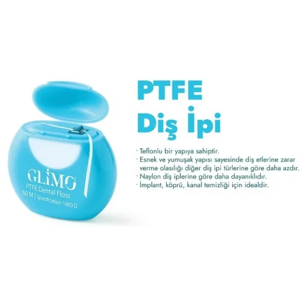 Glimo PTFE 50 m Diş İpi - Görsel 8