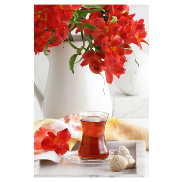 Lav Ajda Çay Bardağı 6lı - Şeffaf - Görsel 5