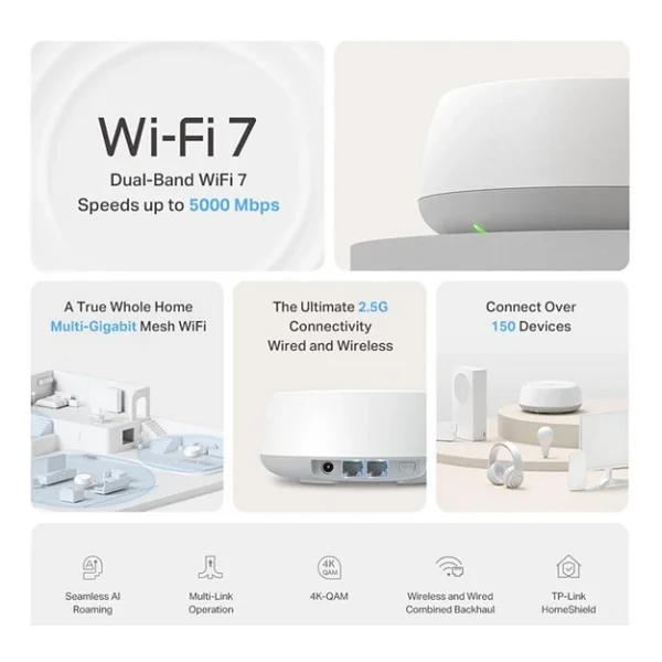 Tp-Link Deco Be25 3600 Mbps Router - Görsel 6