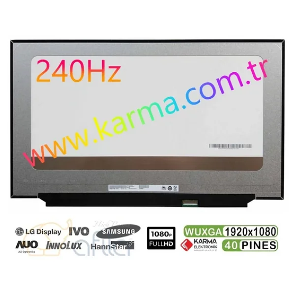 Msı Ge76 Raider Notebook Lcd Ekran - Panel / FHD - Ver.2 - 40 Pin Tip-2 - Görsel 5