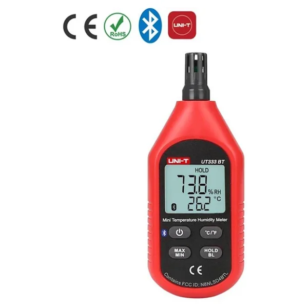 Uni-T Ut333bt Bluetooth Mini Sıcaklık Nem Ölçer - Görsel 6