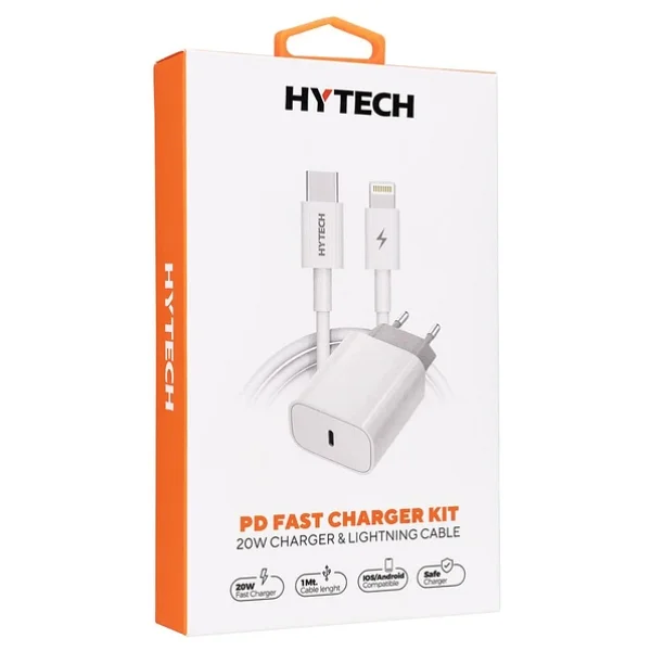 Hytech Hy-Xe40pd 20w Lightning Kablolu Hızlı Şarj Aleti - Görsel 6