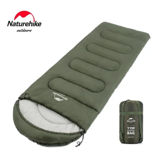 Naturehike Y150L Zarf Tarzı Kapüşonlu -6°C Sağ Fermuarlı Uyku Tulumu - Görsel 5