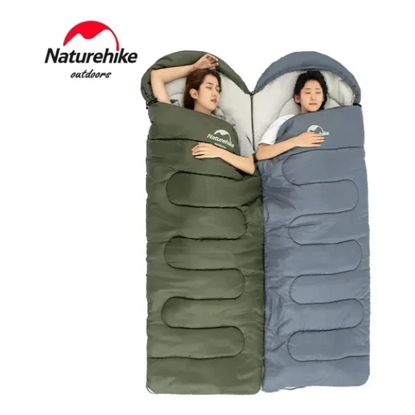 Naturehike Y150L Zarf Tarzı Kapüşonlu -6°C Sağ Fermuarlı Uyku Tulumu - Görsel 10