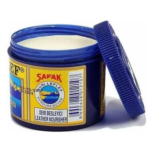 Nuri Leflef Krem Ayakkabı Boyası Renksiz 200 Ml Badem Yağlı Deri Besleyici - Görsel 4