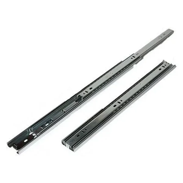 Çift Açılır 45 Mm Teleskopik Bilyeli Çekmece Rayı 45 Cm - Görsel 4