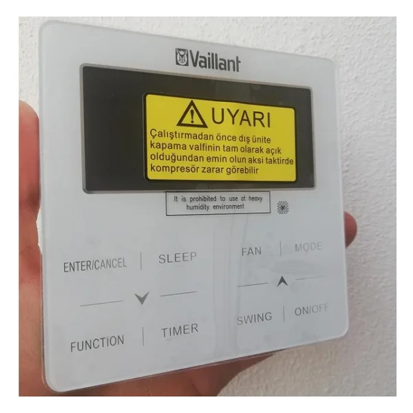 Vaillant Vrf Duvar Tipi Dokunmatik Klima Kumandası - Görsel 4