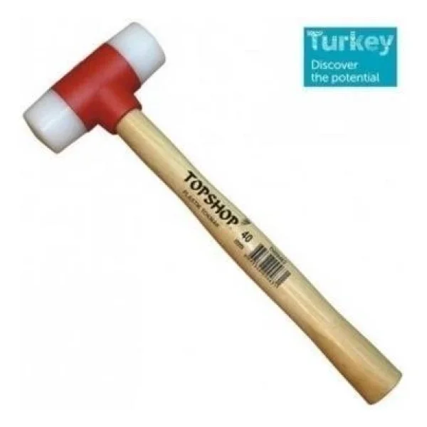 Verto Topshop 09463 Ağaç Saplı Plastik Tokmak 40 Mm - Görsel 3